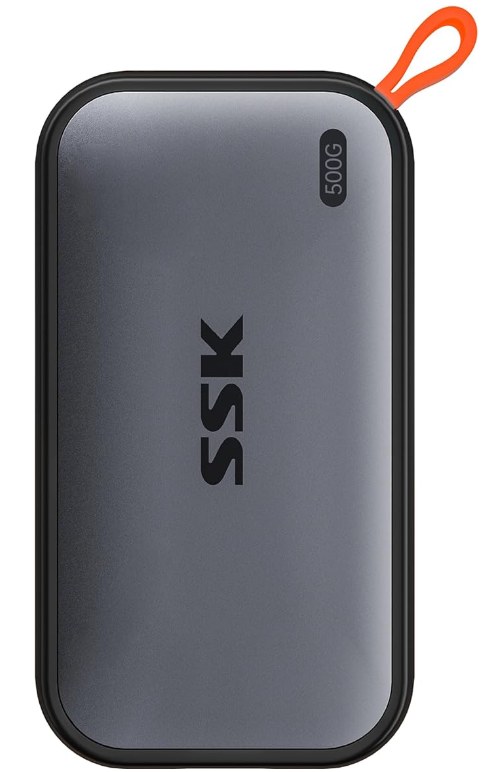 SSK portable SSD, 500GB